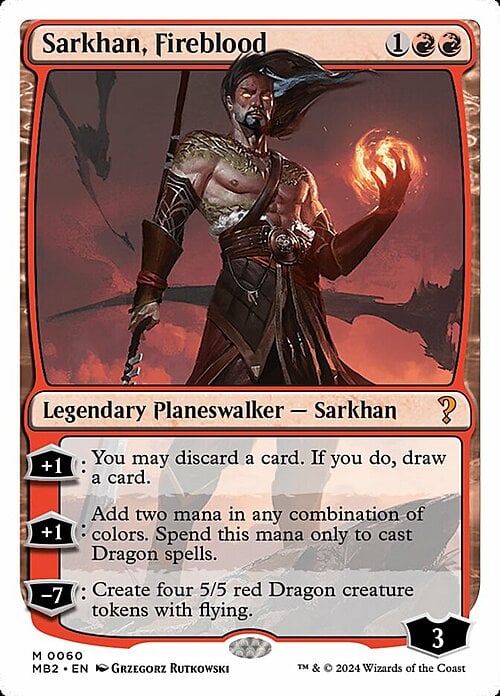 Sarkhan, Fireblood Card Front