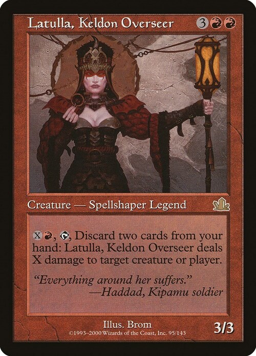 Latulla, Keldon Overseer Card Front