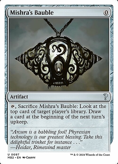 Mishra's Bauble Card Front