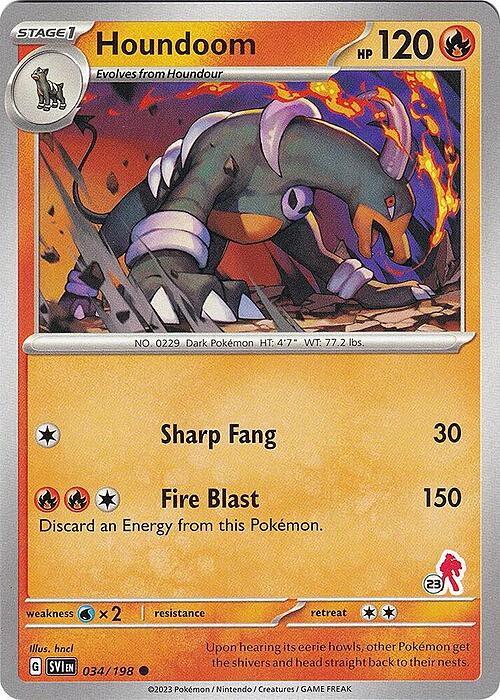 Houndoom [Fireworks | Dark Impact] Card Front