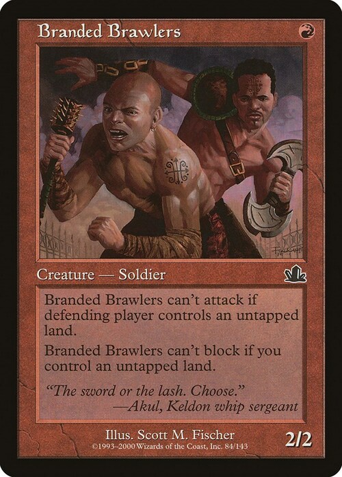 Branded Brawlers Card Front
