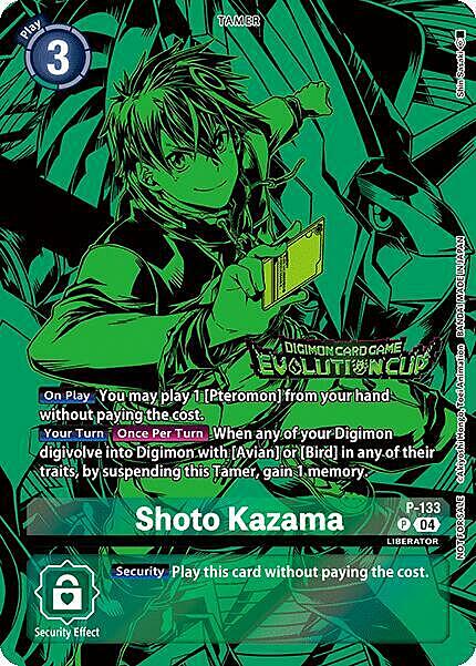Shoto Kazama Card Front