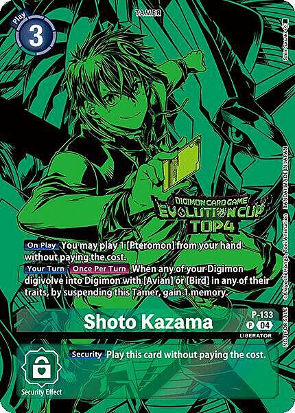 Shoto Kazama Card Front
