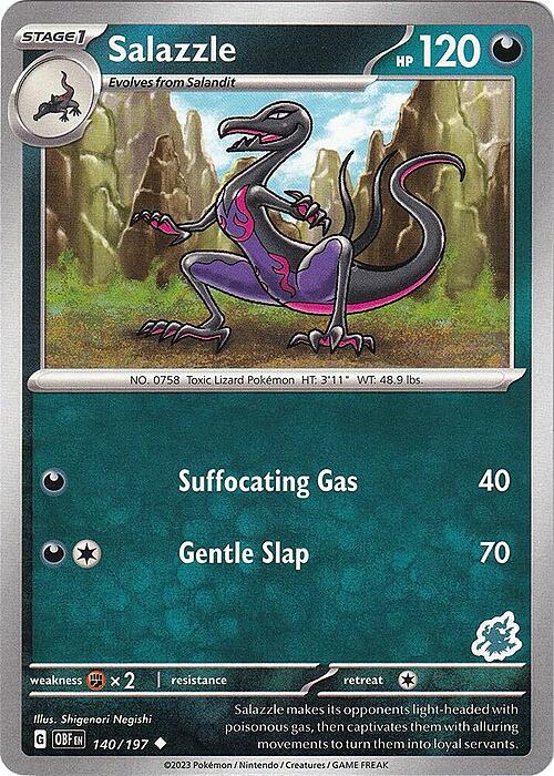 Salazzle [Nasty Plot | Severe Poison] Card Front