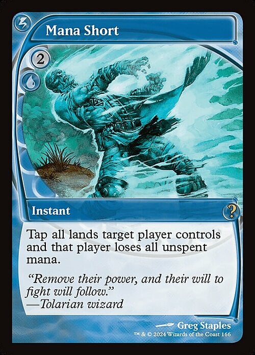 Mana Short Card Front
