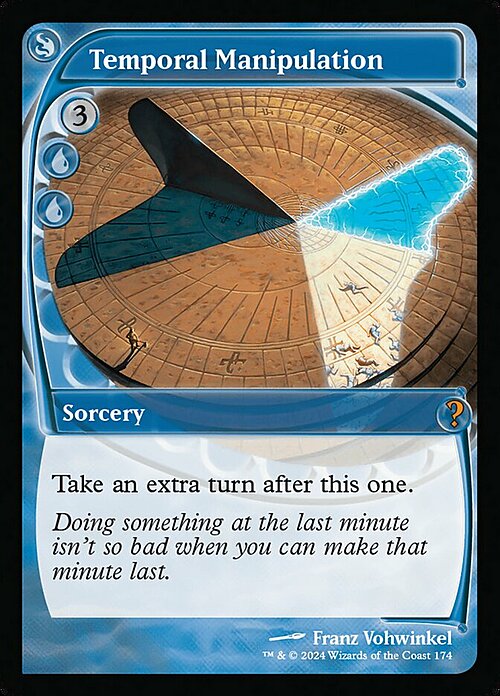 Temporal Manipulation Card Front