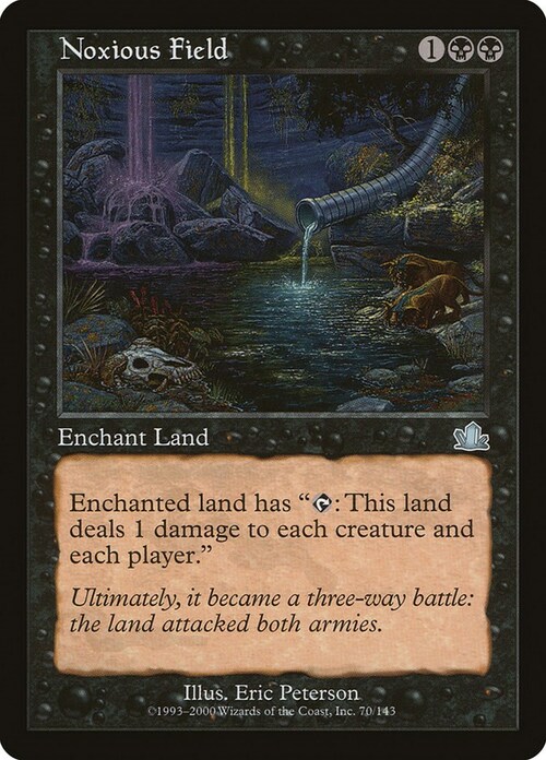 Noxious Field Card Front