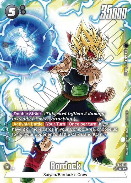 Bardock Card Front