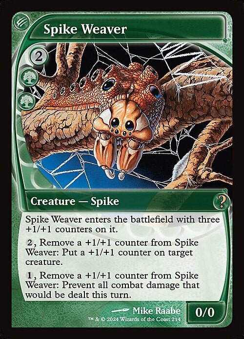 Spike Weaver Card Front