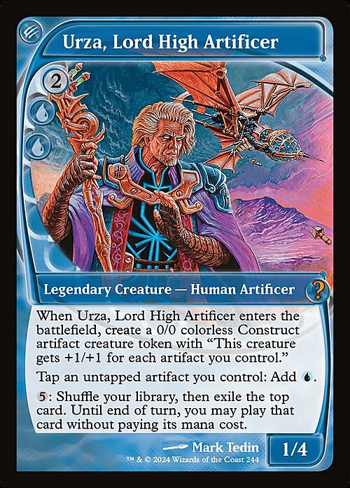 Urza, Lord High Artificer Card Front