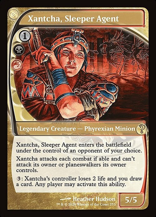 Xantcha, Sleeper Agent Card Front