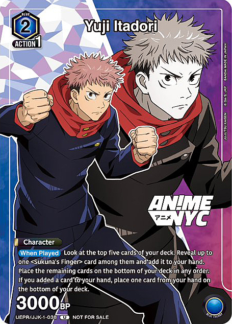 Yuji Itadori Card Front