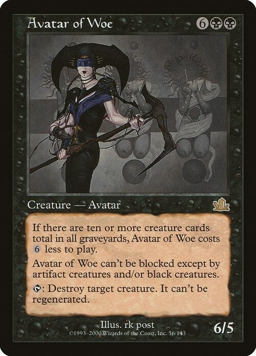 Avatar of Woe Card Front