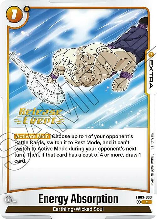 Energy Absorption Card Front