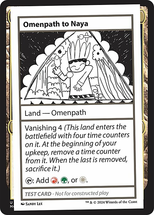 Omenpath to Naya Card Front
