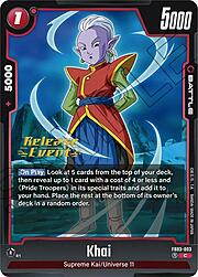 Khai · Pre-Release Stamped FB03-003