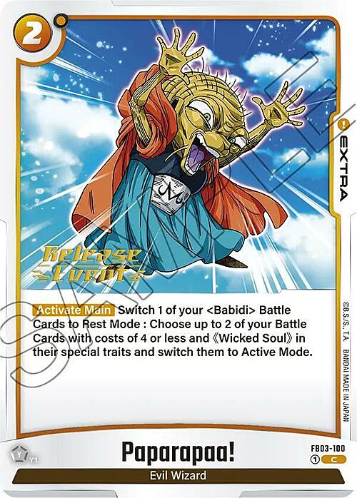 Paparapaa! Card Front