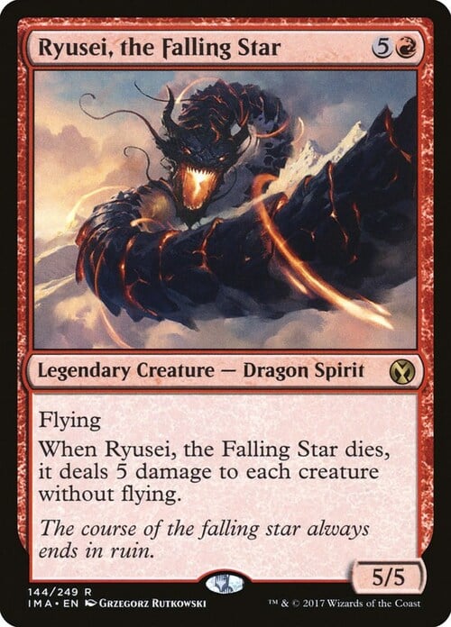 Ryusei, the Falling Star Card Front