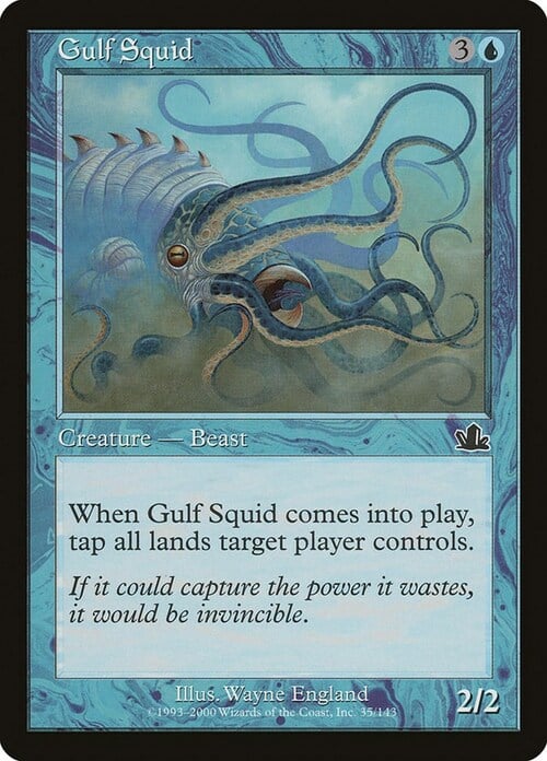 Calamaro del Golfo Card Front