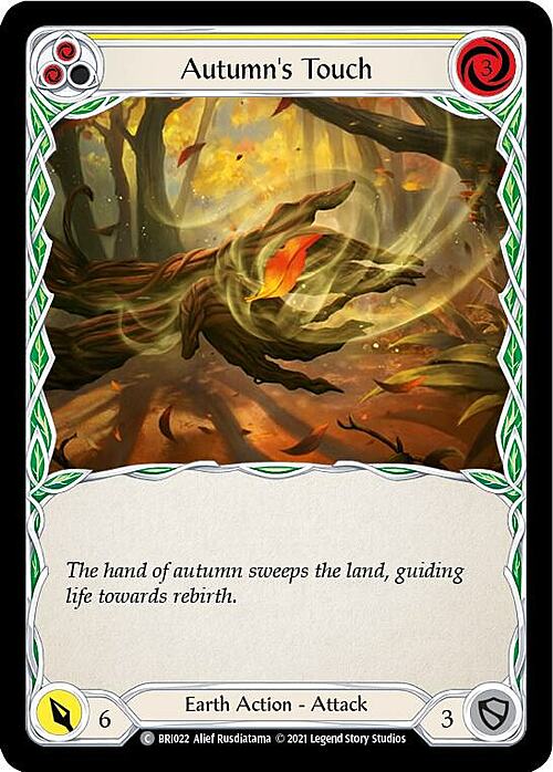 Tocco Autunnale (Giallo) Card Front