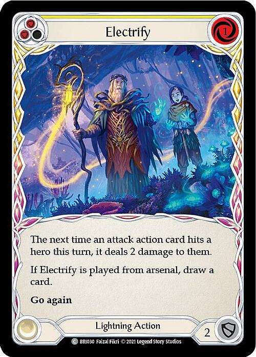 Elettrifica (Giallo) Card Front