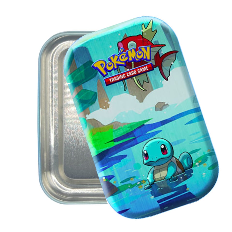 Kanto Friends Mini Tins: Squirtle Empty Tin