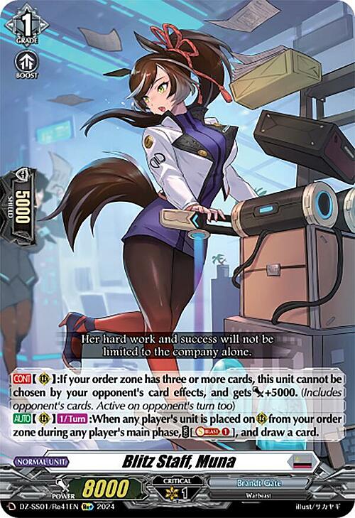 Blitz Staff, Muna Card Front