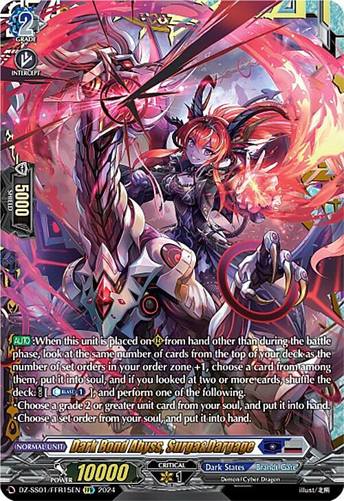 Dark Bond Abyss, Surga&Dargage Card Front
