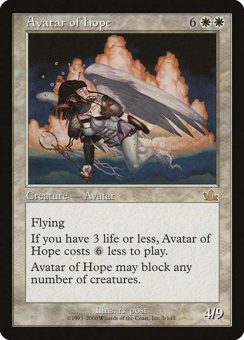Avatar of Hope Card Front