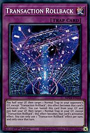 Transaction Rollback · Prismatic Secret Rare 134