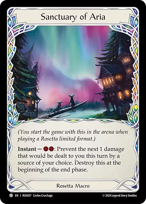 Sanctuary of Aria Card Front