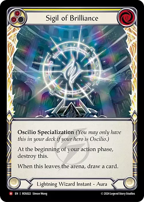 Sigil of Brilliance Card Front