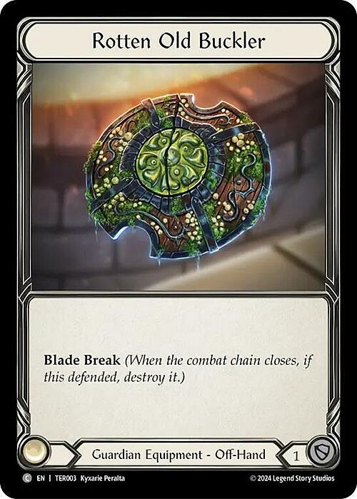 Rotten Old Buckler Card Front