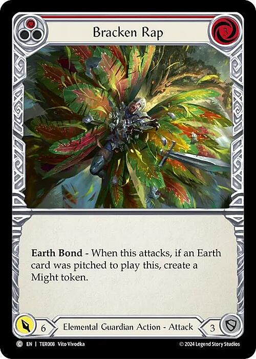 Bracken Rap - Red Card Front