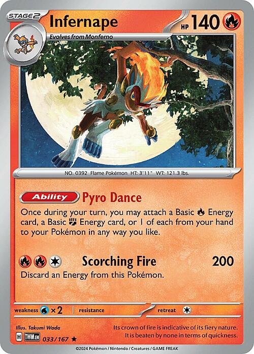 Infernape Card Front
