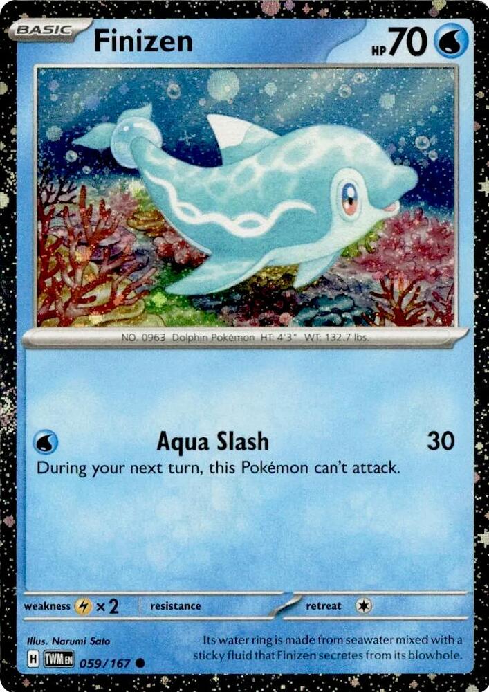 finizen pokemon card Palafin ex 193/167 Twilight Masquerade Full Art Pokemon Secret Rare : Toys & Games search your deck for a card that evolves from this Pokemon and play it on this Pokemon to evolve it Finizen (Paldean Wonders #27/131, 1-Diamond)