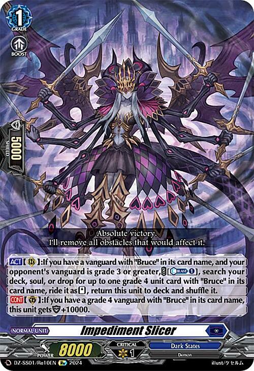 Impediment Slicer Card Front