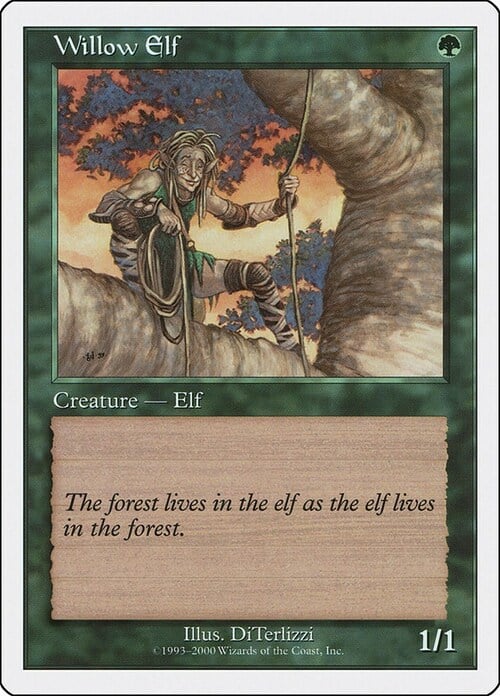 Willow Elf Card Front