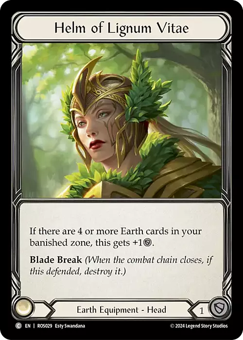 Helm of Lignum Vitae Card Front