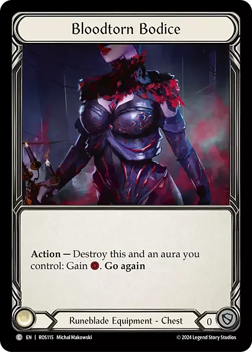 Bloodtorn Bodice Card Front