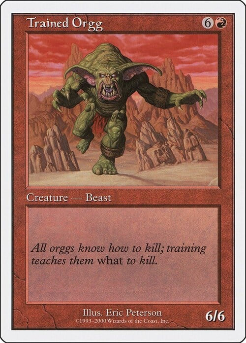 Trained Orgg Card Front