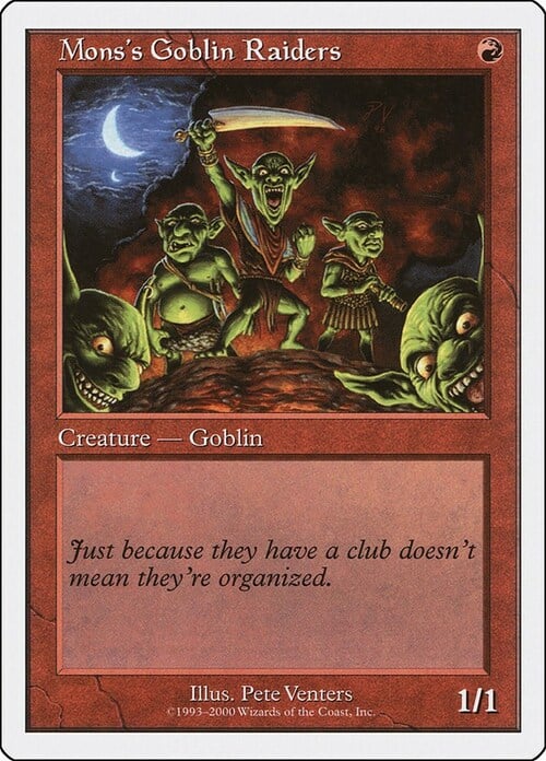 Goblin Predatori di Mons Card Front