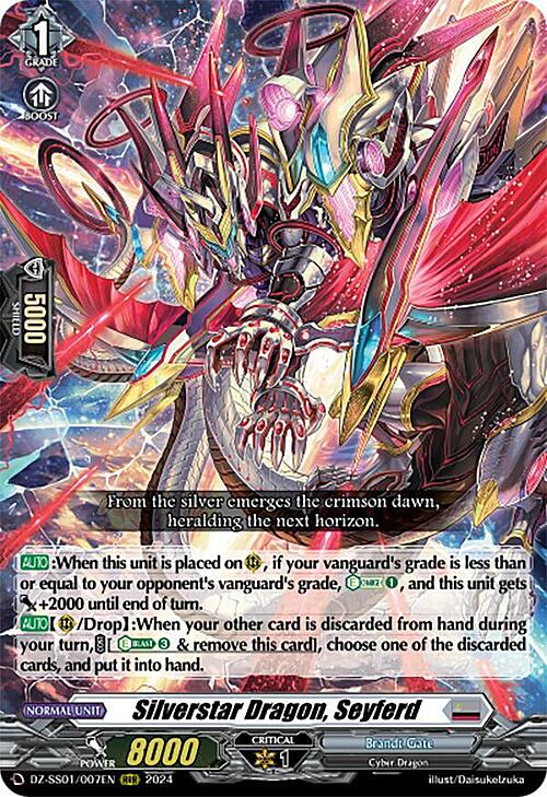 Silverstar Dragon, Seyferd Card Front