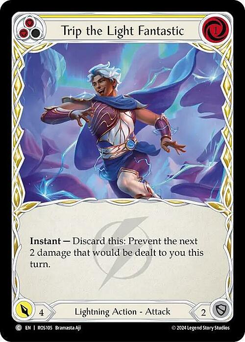 Trip the Light Fantastic (Yellow) Card Front