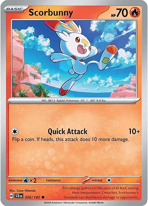 Scorbunny Card Front