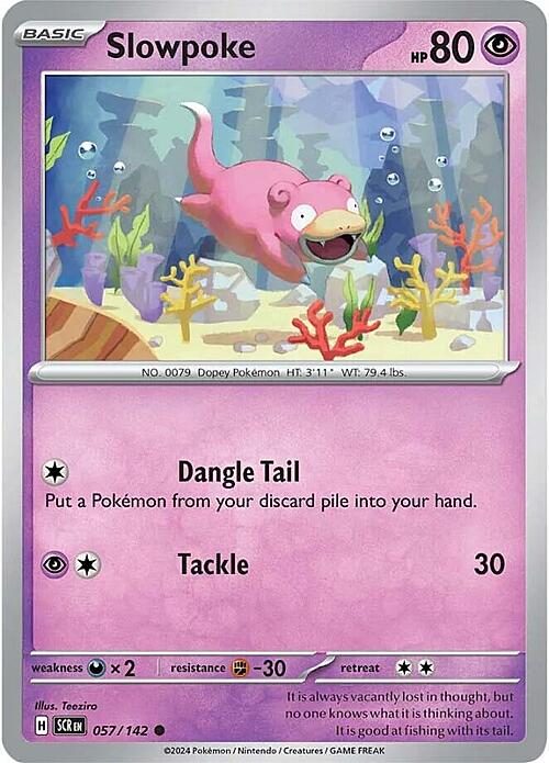 Slowpoke Card Front