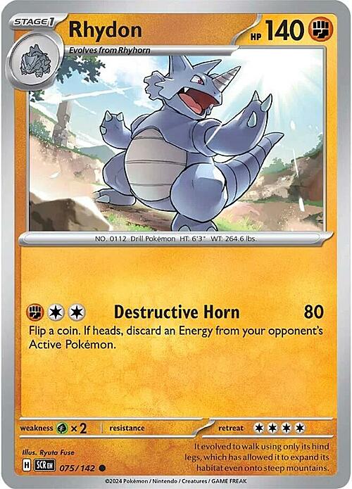 Rhydon Card Front