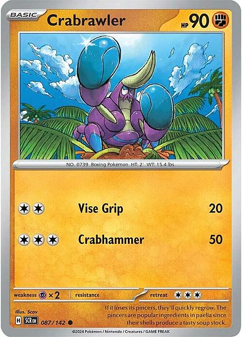 Crabrawler Card Front