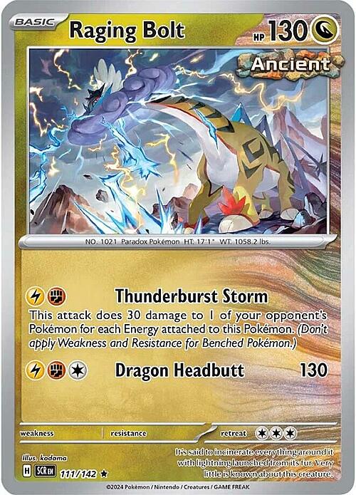 Raging Bolt Card Front