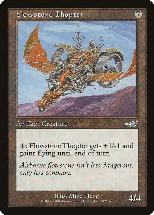 Flowstone Thopter Card Front